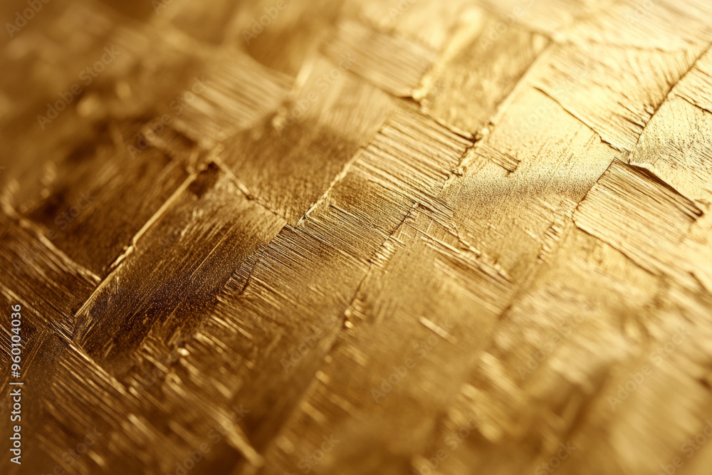 Poster a gold textured surface with a soft, brushed texture, highlighted by subtle, crosshatched patterns t
