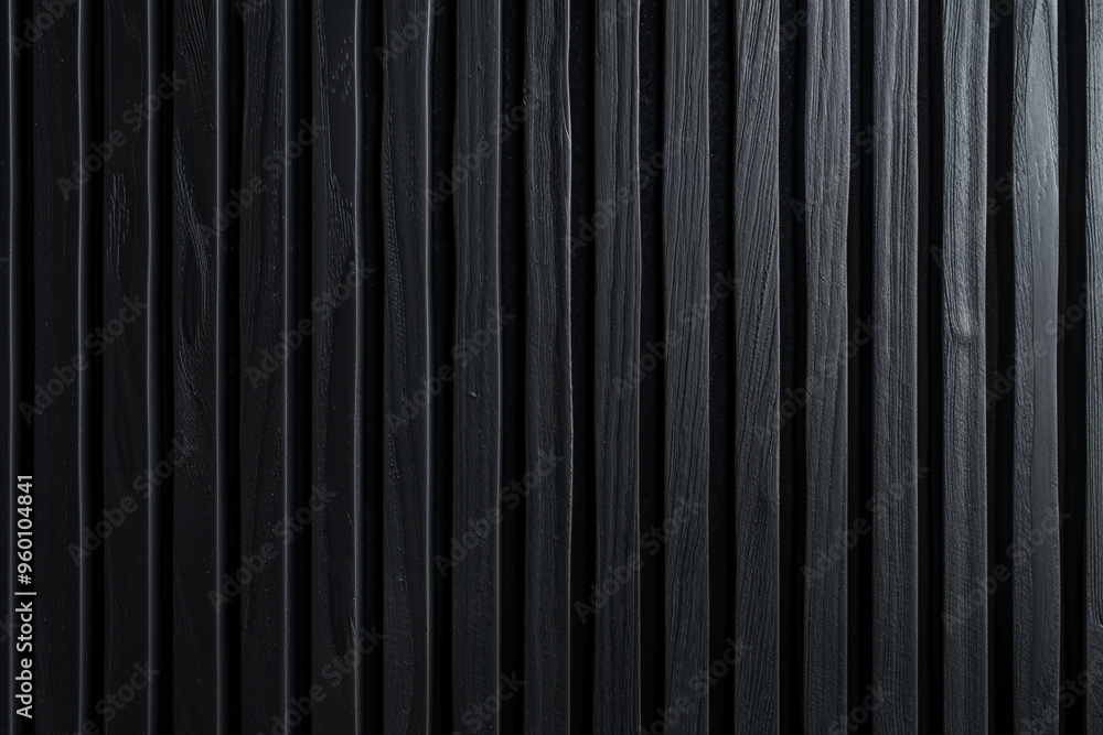 Poster a dark black textured surface with a series of fine, vertical lines creating a ribbed effect. the te