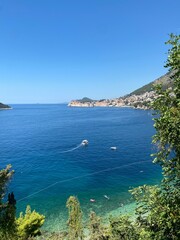 view of the sea and beach 