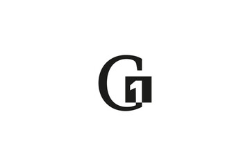 letter G1 logo design concept