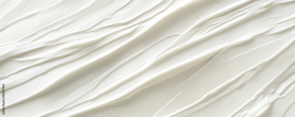 Poster a light white textured surface with a smooth, silky finish, accented by faint, linear patterns that 