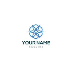 Modern creative geometrical logo and symbol design for life insurance, banking, finance, group and health care industry.
