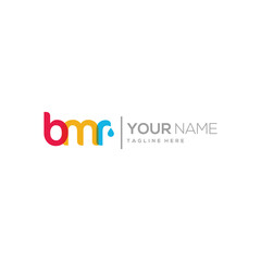 BMR 3 letter based logo design for finance, accounting, technology, health and insurance business.