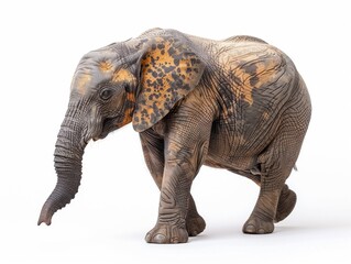 Fototapeta premium elephant on a white background