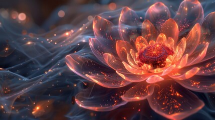 Obraz premium fragile petals of flower