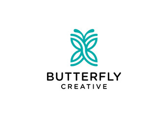 Butterfly Vector Logo Design Template