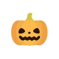 Cute Halloween Pumpkin Clip Art.