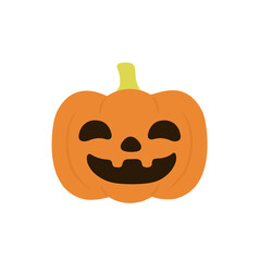 Cute Halloween Pumpkin Clip Art.