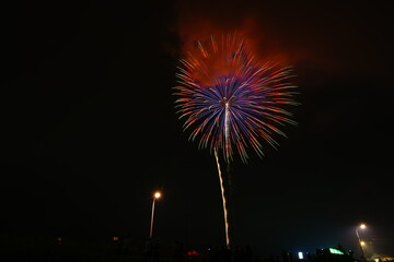 江戸川花火大会　Fireworks