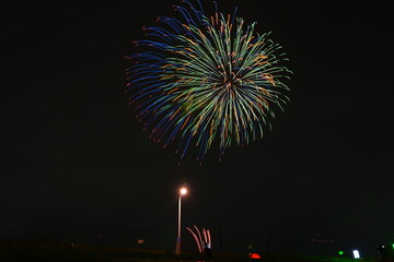 江戸川花火大会　Fireworks