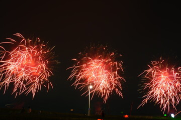 江戸川花火大会　Fireworks