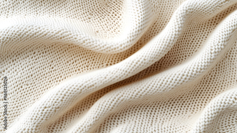 Poster a white fabric with a pattern of small dots. the fabric is smooth and has a soft texture