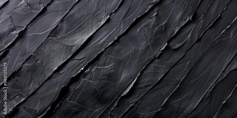 Aufkleber a dark black textured surface with a series of diagonal lines creating a cross-hatch pattern. the te
