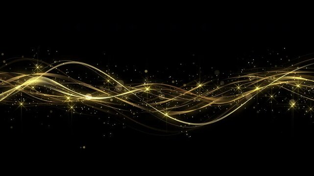 背景 アブストラクト ウェーブ 輝き ループ