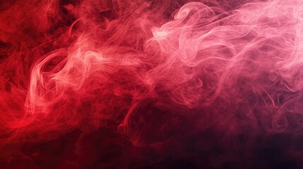 Obraz premium Abstract background with swirling red smoke, creating a dynamic and intense visual effect.
