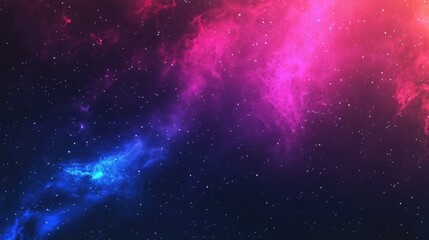 Naklejka premium Abstract space background with vibrant galaxy colors, perfect for sci-fi themes.
