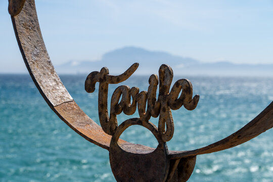 Tarifa, Spanien mit Blick auf Marokko