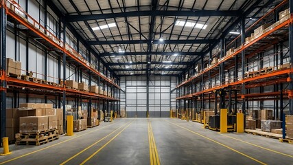 Obraz premium interior of a warehouse