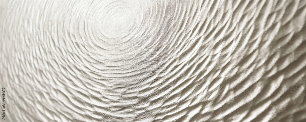 Poster a bright textured surface with a smooth, satin finish, accented by subtle, radial patterns that enha