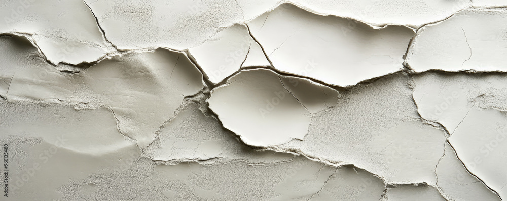 Poster a light white textured surface with a smooth, matte finish, highlighted by intricate, vein-like patt