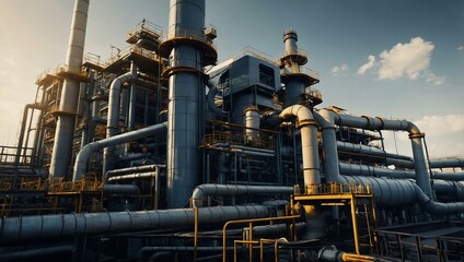 Flow chart infographic for performance improvement steps in power plants.