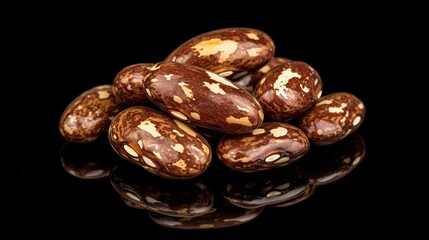 Obraz premium Brown bean pinto heap