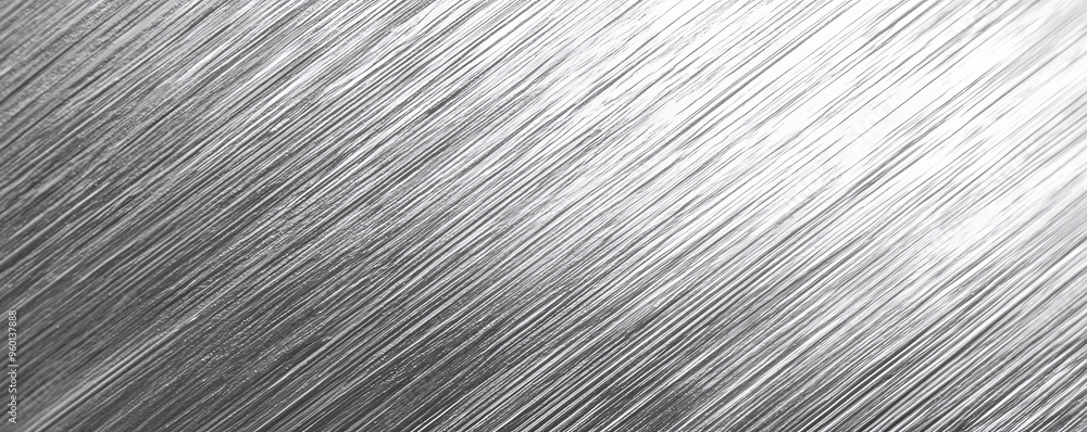 Aufkleber a silver textured surface with a fine, crosshatched pattern, creating a sophisticated, linear textur