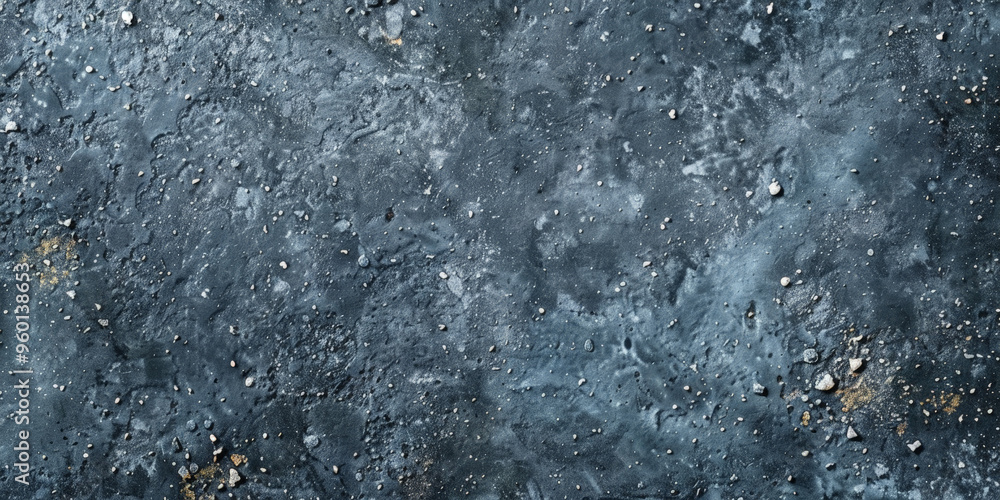 Poster a cool slate blue textured stone surface with subtle, light speckles. the color and texture create a