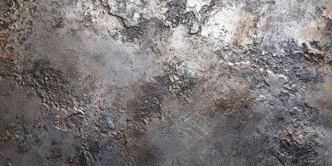 A silver textured surface with a rugged, pitted texture, giving the appearance of weathered metal with a rich, aged patina.
