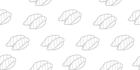 sushi pattern background. Japanese food seamless pattern background. sushi seamless pattern background. doodle sushi pattern background.