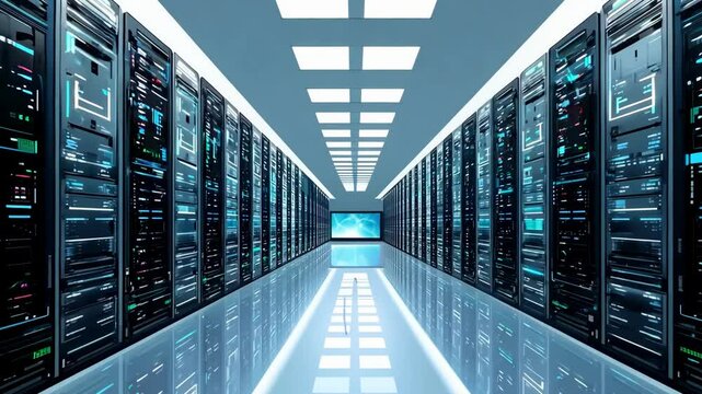 Data Center Overview: Secure Cloud Server Panels