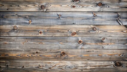 Fototapeta premium Empty old gray wooden boards background for rustic design