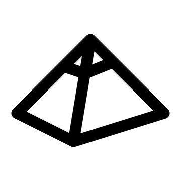 recommend clip art: pyramid, giza, egypt, landmark, building outline icon