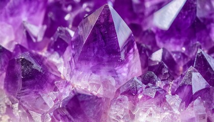 Purple Amethyst Crystal Cluster - art of lithotherapy