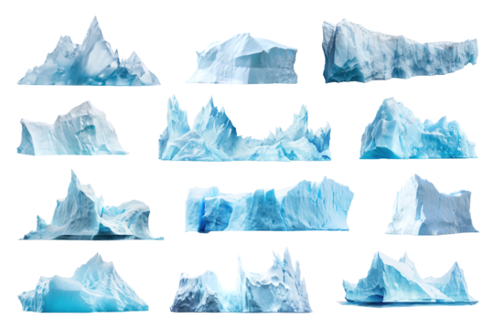 PNG iceberg, transparent background