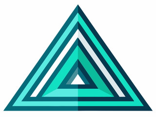Triangle. Icon for design. Easily editable