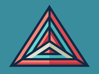 Triangle. Icon for design. Easily editable
