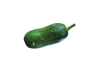 zucchini on white