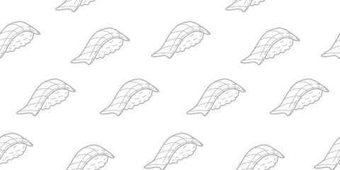 sushi pattern background. Japanese food seamless pattern background. sushi seamless pattern background. doodle sushi pattern background.