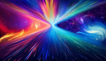 Luminous Color Brush Strokes with Light Effects