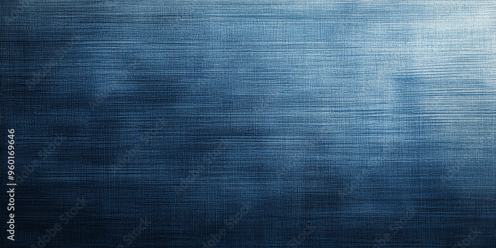 Poster a blue textured surface with a soft, brushed finish, showcasing fine, parallel lines that add a soft
