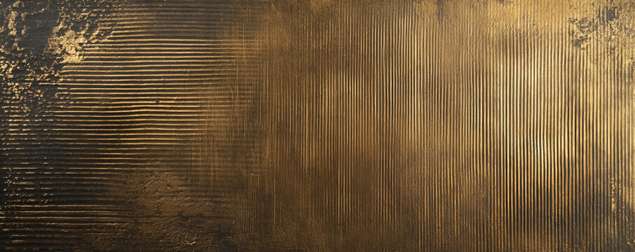 A bronze textured surface with a brushed finish, showcasing fine, parallel lines that add a soft, linear texture across the metal.