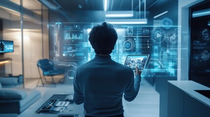 Futuristic Technology and Digital Workspace