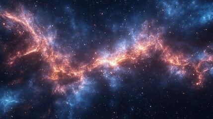 Galaxy background illustration with stars, space galaxy background, background with space, milky way supernova