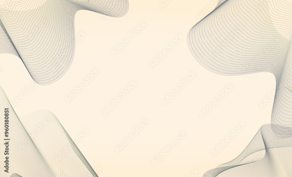 Aufkleber abstract vector background with waves