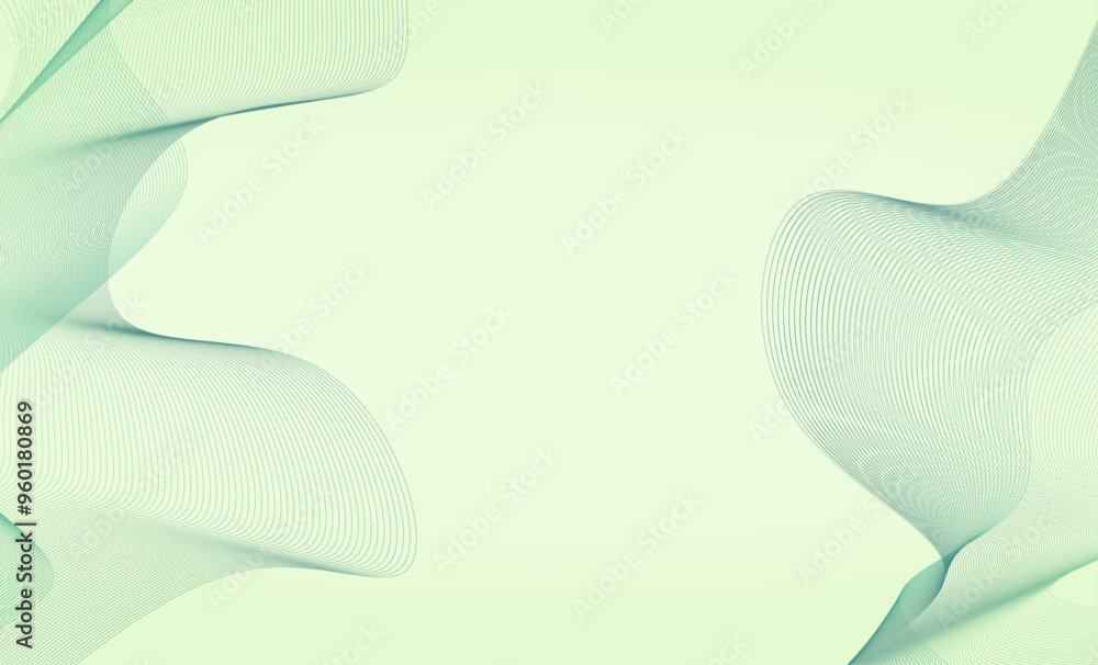 Aufkleber undulate grey wave swirl, frequency sound wave, twisted curve lines with blend effect. technology, d