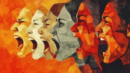 Depict expression, emotional depth in cultural art