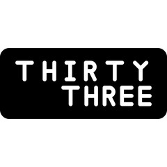 Thirty Three Icon