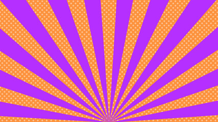 集中線　ハロウィン　素材　ポップ　おしゃれ　キラキラ　サンバースト　イベント　キャンペーン　バーゲン　派手　16:9