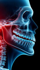 X-Ray Images of Human Jaw and Teeth